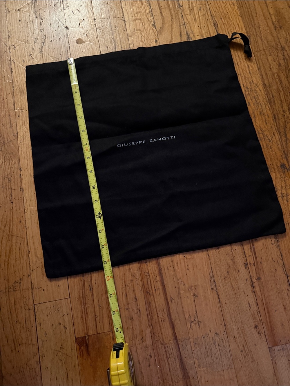 Giuseppe Zanotti Black Drawstring Dust Bag